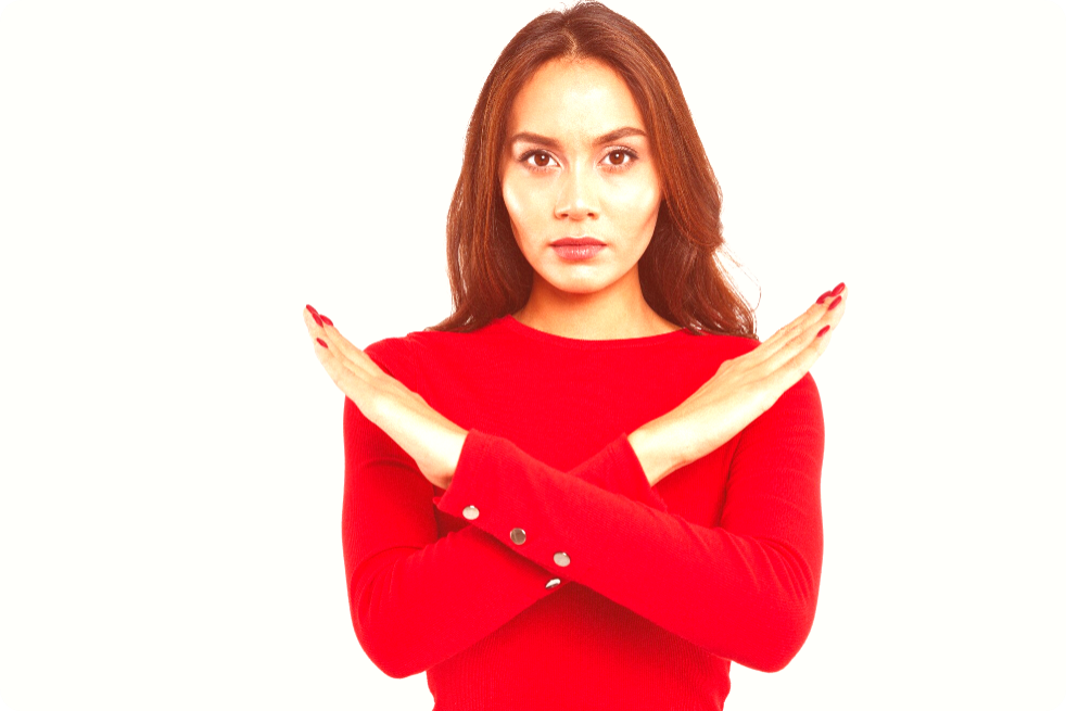 Girl show what is Instagram ban